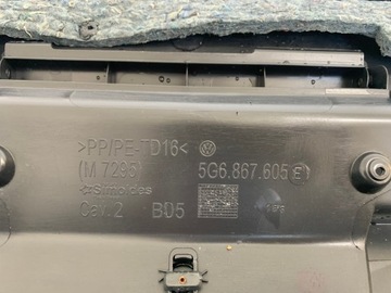 VW GOLF VII 7 ЛИФТНАЯ ОБИВКА БОКОВАЯ КРЫШКА БАГАЖНИКА ОРИГИНАЛ ЕВРОПА