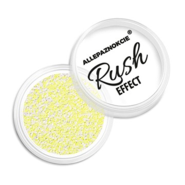Pyłek Ozdoby Do Paznokci ALLEPAZNOKCIE 1g Rush Effect Drobinki Yellow Nr11