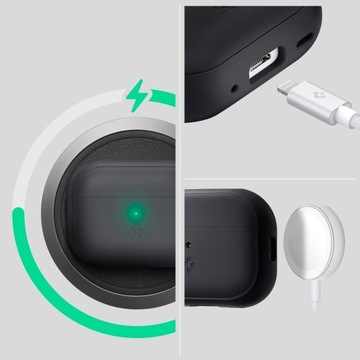 Etui silikonowe Spigen do AirPods Pro 2, + pasek