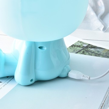LAMPKA NOCNA DLA DZIECI KRÓLIK 3 TRYBY LED 3 KOLOR