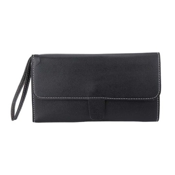 Черные парикмахерские ножницы из ПУ, расческа для салона