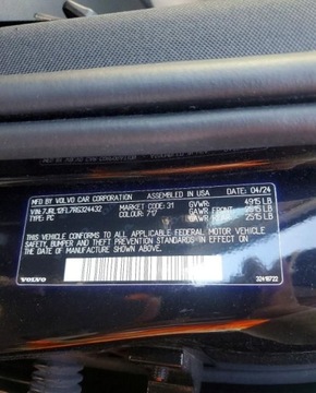 Volvo S60 III Sedan Facelifting 2.0 B5 250KM 2024 Volvo S60 Auta z USA - Zapytaj o wiecej ofert 2.0 Benzyna 250KM, zdjęcie 8