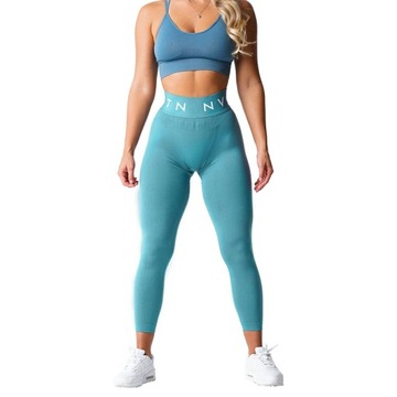 Nvgtn sportowe bezszwowe legginsy Spandex rajstopy damskie Fitness