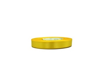 WSTĄŻKA TASIEMKA SATYNOWA 12mm 32m ŻÓŁTA
