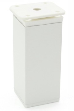 Nóżka meblowa Regulowana 40mm x 40mm h-100 m Biała