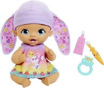 MY GARDEN BABY LALKA LALECZKA BOBAS KRÓLICZEK MYJEMY ZĄBKI MATTEL HGC12