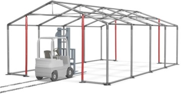 Палатка для хранения 8х12м [2,5м] Зимняя DAS 600 Вт