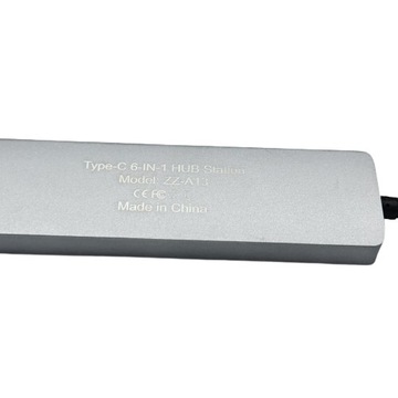 ХАБ USB C АДАПТЕР 6 В 1 USB ZESKRIS