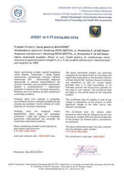 GAŚNICA BIWAK SURVIVAL ABCF+E 100%BIO SPRAY GAŚNICZY iBlockFIRE MILITARY