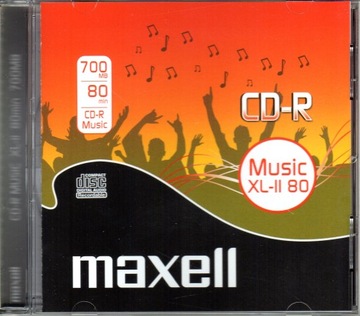 Płyta CD audio Maxell CD-R 700 MB MUSIC XL-II 80 min 10 szt. jewel case