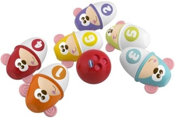 Игрушка CHICCO Разноцветные кегли для боулинга