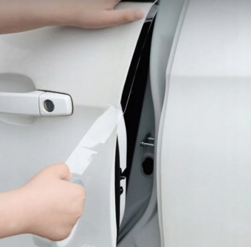 ЗАЩИТНАЯ ЛЕНТА ИЗ ФОЛЬГИ ДЛЯ НАКЛАДОК ДВЕРЕЙ АВТОМОБИЛЯ 50ММ Х 5М