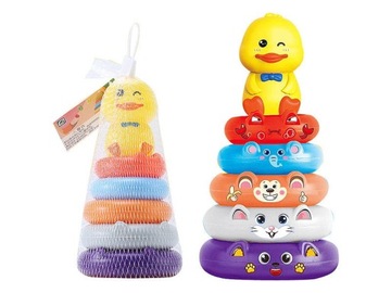 ПИРАМИДА СОРТИРОВКА ОБРАЗОВАТЕЛЬНАЯ ПАЗЗЛ С УТКОЙ