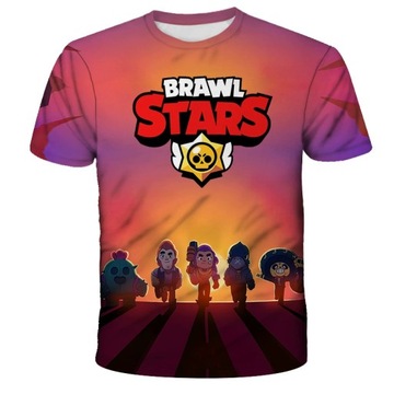 ДЕТСКАЯ ПИЖАМА BRAWL STARS С короткими рукавами и рисунком Подарок на День защиты детей