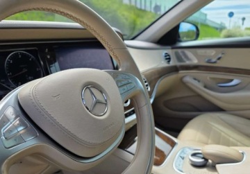 Mercedes Klasa S W222 Limuzyna 350 Blue TEC 258KM 2014 Mercedes-Benz Klasa S 350D LONG 4MATIC Panorama DVD Kamery 360 Serwis 3.0, zdjęcie 6