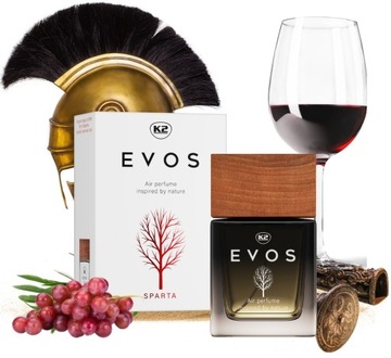K2 EVOS SPARTA flakon 50ml perfumy do auta zapach