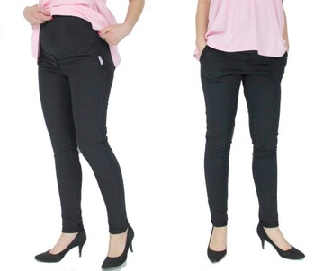 nowość wąskie DRESOWE SPODNIE CIĄŻOWE kieszenie L