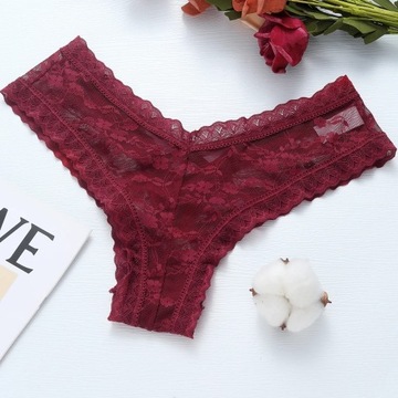 Бразильана кружевные стринги