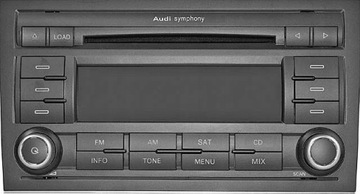 AUDI A6 C5 1997-2005 РАМКА РАДИО 2DIN ЧЕРНАЯ