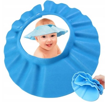 Купальный козырек с полями для мытья детских волос, микс цветов.