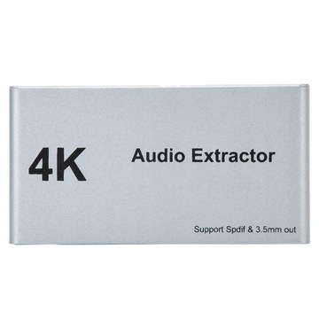 HDMI Audio Extractor Dystrybutor 2 w 1 wyjście 4k