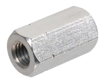 Nakrętka łącząca ocynk kl. 6 M10x1.50 /25 sztuk