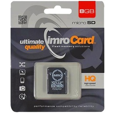 Карта памяти 8 ГБ + адаптер Memory Stick Pro Duo PSP