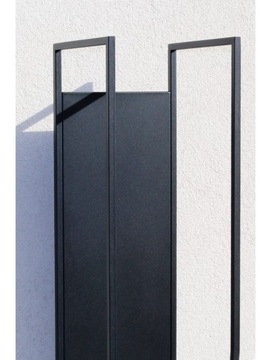 Деревянная подставка, деревянная корзина 120 см, ЧЕРНАЯ