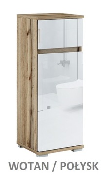 095-020 Шкаф для ванной 32/100 - БЕЛЫЙ/ГЛЯНЦЕВЫЙ