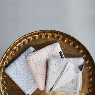 Синий бамбуковый плед с бабочками - LULLALOVE