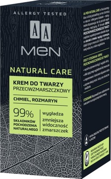 AA MEN NATURAL CARE Крем против морщин