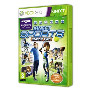 KINECT SPORTS SEZON DRUGI XBOX 360 POLSKA WERSJA