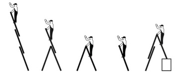 Многофункциональная лестница для лестниц Krause Corda 3x6