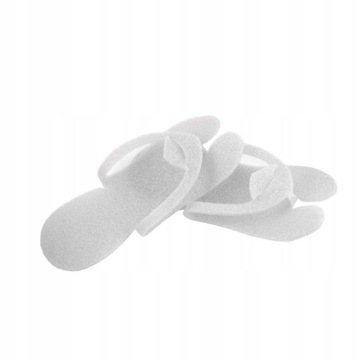 ШЛЕПКИ БЕЛЫЕ ПЕННЫЕ - 10 ПАР