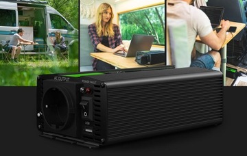 Автомобильный преобразователь напряжения Mini Green Cell 12 В 150 Вт 300 Вт USB для автомобиля