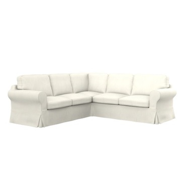EKTORP Pokrycie sofy nar 2+2, Velvet Creme