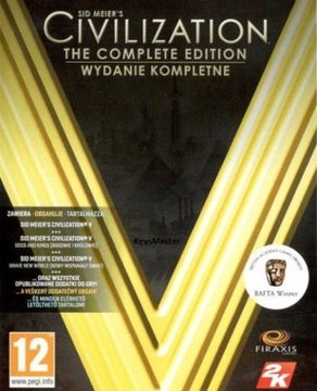 CIVILIZATION V 5 COMPLETE Edition [PC] KLUCZ STEAM