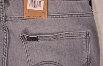 LEE spodnie GREY skinny SCARLETT HIGH W27 L31