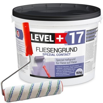 Grunt na Płytkę Kwarc OSB L+17 - 15kg + Wałek Malarski