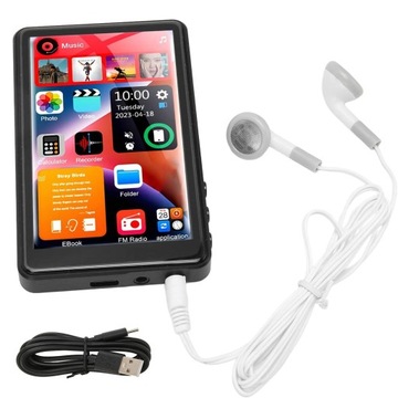 ODTWARZACZ MP3 BATERIA 1000 MAH BLUETOOTH DOTYKOWY EKRAN HD RADIO FM