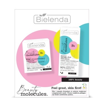 Bielenda Zestaw Prezentowy Beauty Molecules Krem Ultranawilżający + Serum