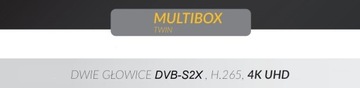 Tuner ANADOL MULTIBOX 4K UHD E2 Linux OS TWIN WiFi