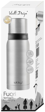 FUORI STEEL ТУРИСТИЧЕСКИЙ ТЕРМОС ДЛЯ ЧАЯ И КОФЕ 1л