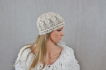 ШАПКА РУЧНОЙ РАБОТЫ ЭКрю