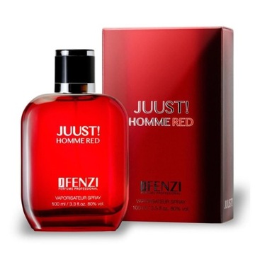 Духи JFENZI Juust Homme Red + БЕСПЛАТНО