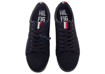 TOMMY HILFIGER BUTY MĘSKIE TRAMPKI HARLOW BLACK 45