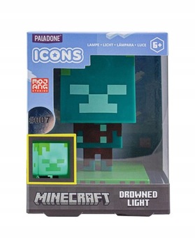 ORYGINALNA MINI LAMPKA DLA DZIECI / MINECRAFT TOPIELEC ZOMBIE #007