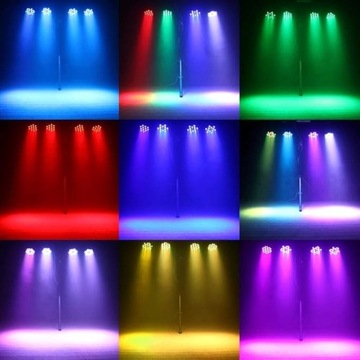 Светодиодное сценическое освещение RGB 36 с дистанционным управлением