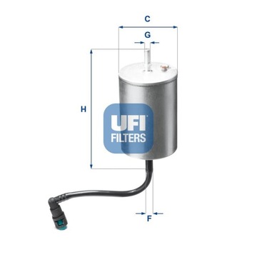 FILTR PALIVA 31.A06.00 UFI PORSCHE 911 BOXER I V