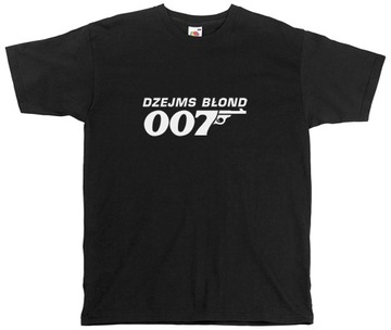 koszulka z nadrukiem 007 james bond dżejms błond 1